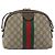 Borsa GUCCI GG Supreme Ophidia Sherry Line PVC Beige Oro 499621 Auth 194060 - vista 2