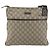 Borsa a tracolla GUCCI GG Supreme in PVC e pelle Beige Argento 141626 Auth ep15158 - vista 13