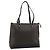 Céline Bolsa Tote CELINE Macadam Canvas PVC Couro Preto Ouro Auth 191826V Dourado