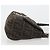 FENDI Zucca Canvas Mamma Baguette Bolsa de Ombro Lã Marrom Ouro Auth 192244V Dourado - vista 3