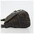 FENDI Zucca Canvas Mamma Baguette Bolsa de Ombro Lã Marrom Ouro Auth 192244V Dourado - vista 4