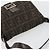 FENDI Zucca Canvas Mamma Baguette Bolsa de Ombro Lã Marrom Ouro Auth 192244V Dourado - vista 6