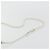 Borsa a Spalla SAINT LAURENT in Pelle Bianca e Oro Auth bs36294 Bianco D'oro - vista 8