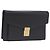 Clutch VALENTINO in pelle nera e oro Auth 191140 Nero D'oro