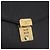 Clutch VALENTINO in pelle nera e oro Auth 191140 Nero D'oro - vista 17