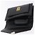 Clutch VALENTINO in pelle nera e oro Auth 191140 Nero D'oro - vista 9