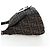 FENDI Zucca Canvas Mamma Baguette Schultertasche Braun Silber Auth 192730V - Ansicht 3