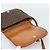 Céline Borsa a Spalla CELINE Macadam Canvas PVC Pelle Marrone Oro Auth 194551 D'oro - vista 10
