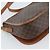 Céline Borsa a Spalla CELINE Macadam Canvas PVC Pelle Marrone Oro Auth 194551 D'oro - vista 16