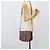 Céline Borsa a Spalla CELINE Macadam Canvas PVC Pelle Marrone Oro Auth 194551 D'oro - vista 22