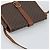 Céline Borsa a Spalla CELINE Macadam Canvas PVC Pelle Marrone Oro Auth 194551 D'oro - vista 6