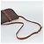 Céline Borsa a Spalla CELINE Macadam Canvas PVC Pelle Marrone Oro Auth 194551 D'oro - vista 7