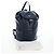 PRADA Backpack Leather Navy Silver Auth 191791V Silvery Navy blue - view 12