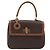 Céline CELINE Borsa Macadam PVC Pelle 2way Marrone Tonalità Oro ki6704 - vista 13