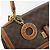 Céline CELINE Borsa Macadam PVC Pelle 2way Marrone Tonalità Oro ki6704 - vista 20