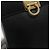 Sac à main Salvatore Ferragamo Gancini en cuir 2way Noir Or Auth 192668 Doré - vue 10