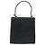 Sac à main Salvatore Ferragamo Gancini en cuir 2way Noir Or Auth 192668 Doré - vue 2