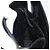 Sac à main Salvatore Ferragamo Gancini en cuir 2way Noir Or Auth 192668 Doré - vue 21