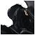 Sac à main Salvatore Ferragamo Gancini en cuir 2way Noir Or Auth 192668 Doré - vue 22