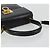 Sac à main Salvatore Ferragamo Gancini en cuir 2way Noir Or Auth 192668 Doré - vue 7