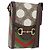GUCCI GG Supreme Shoulder Bag PVC Beige Gold 625615 Auth 193018V Golden