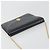 Borsa a tracolla con catena Christian Dior in pelle nera e finiture dorate Auth ep15258 Nero - vista 6