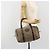 Céline CELINE C Sulky Boston Bag Canvas Beige Gold Tone Auth 192838 - Ansicht 22