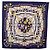 Hermès HERMES Sciarpa Carre 90 Scarf Pwlile Mcuin Seta Navy Auth bs36330 Blu navy - vista 13