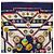 Hermès HERMES Sciarpa Carre 90 Scarf Pwlile Mcuin Seta Navy Auth bs36330 Blu navy - vista 3