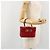 Borsa PRADA in pelle rossa e oro Auth 192949V Rosso D'oro - vista 25
