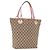 Borsa Tote GUCCI GG Canvas Beige Oro 120836 Auth 193531 D'oro