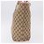 Borsa Tote GUCCI GG Canvas Beige Oro 120836 Auth 193531 D'oro - vista 3
