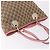 Borsa Tote GUCCI GG Canvas Beige Oro 120836 Auth 193531 D'oro - vista 7