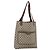GUCCI GG Supreme Web Sherry Line Tote Bag PVC Beige 39 02 003 Auth 193140