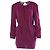 Conjunto coordenado de seda roxa Prada: túnica e calças de alfaiataria Roxo - vista 4