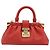 Clutch Louis Vuitton Monogram Top Handle in tela Monogram Rosso