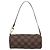 Louis Vuitton Papillon Pochette Damier Ebene Marrone - vista 2