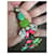 Collana statement multicolore con gemme J.Crew Nero Rosa Bianco Blu Verde  - vista 6