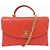 NUOVA BORSA CHANEL COCO HANDLE TRACCOLLA PELLE CORALLO HAND BAG PURSE NEW Arancione