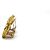 VINTAGE CHANEL 1994 GABRIELLE COCO GOLDENE METALL-OHRSTECKER - Ansicht 2