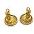 VINTAGE CHANEL 1994 GABRIELLE COCO GOLDENE METALL-OHRSTECKER - Ansicht 6