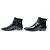 BOTAS LOUIS VUITTON SIXTIES FLAT ANKLE BOOT 40 botines en piel charol Negro - vista 2