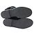 BOTAS LOUIS VUITTON SNOWY FLAT HALF BOOT 36.5 37 DE PIEL FORRADA Negro - vista 6