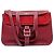 Hermès NUOVA BORSA HERMES HALZAN 31 PELLE CLEMENCE ROSSA A SPALLA Rosso