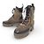 STIVALETTI DESERT LOUIS VUITTON LAUREATE 1A4XYI 39 CAMOSCIA E MONOGRAM Marrone
