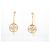 NUEVOS AROTES LOUIS VUITTON CREOLES DE ORO CON MALLA MONOGRAM Dorado - vista 2