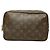 Louis Vuitton Monogram Trousses Toilette 23 Clutch Handbag Pouch Marrone