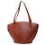Borsa shopper Louis Vuitton Epi Saint Jacques Marrone - vista 2