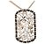Collana Chanel Coco Mark Logo Clover Camellia Nero D'oro