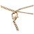 Collana Chanel Coco Mark Logo Clover Camellia Nero D'oro - vista 4